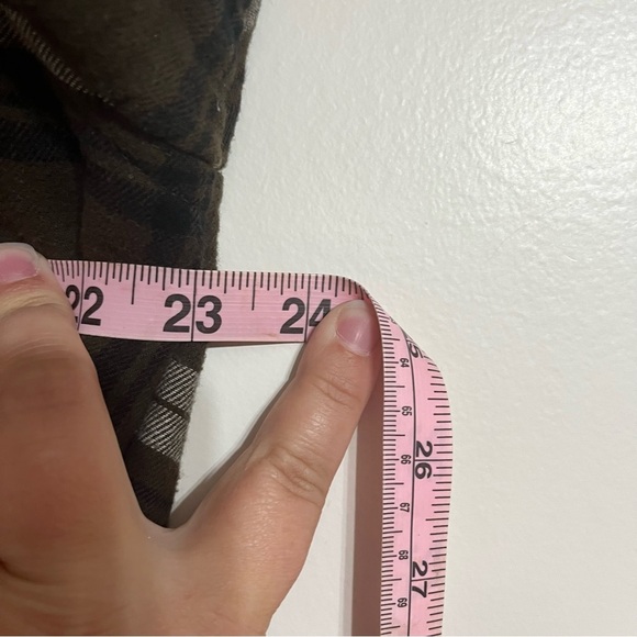 Red Head Sherpa Lined Shacket Jacket Men's Medium Plaid Button Up Jacket Brown - Picture 5 of 8